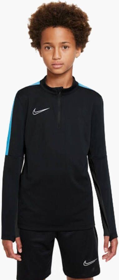 Nike academy 23 voetbaltop zwart blauw kinderen