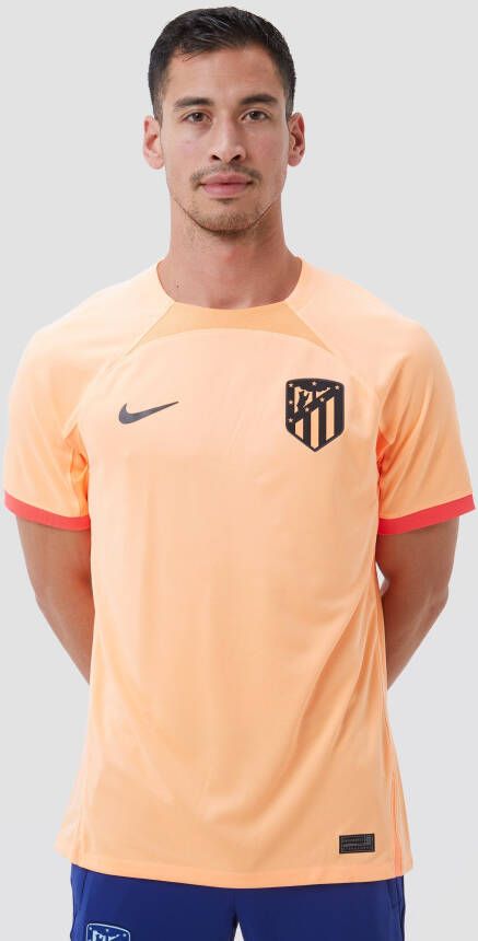 Nike atlético madrid stadium third shirt 22 23 oranje heren