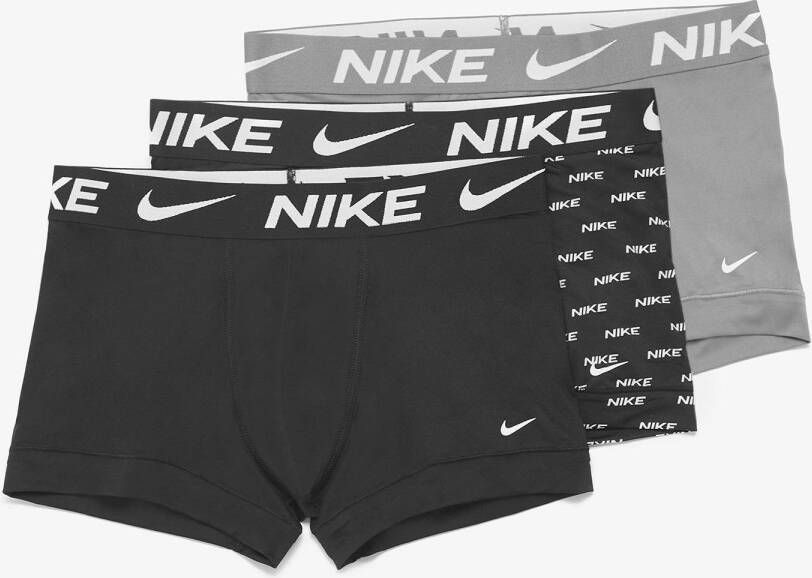 Nike briefs boxers 3-pack grijs zwart heren