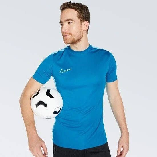 Nike dri-fit academy 23 voetbalshirt blauw heren