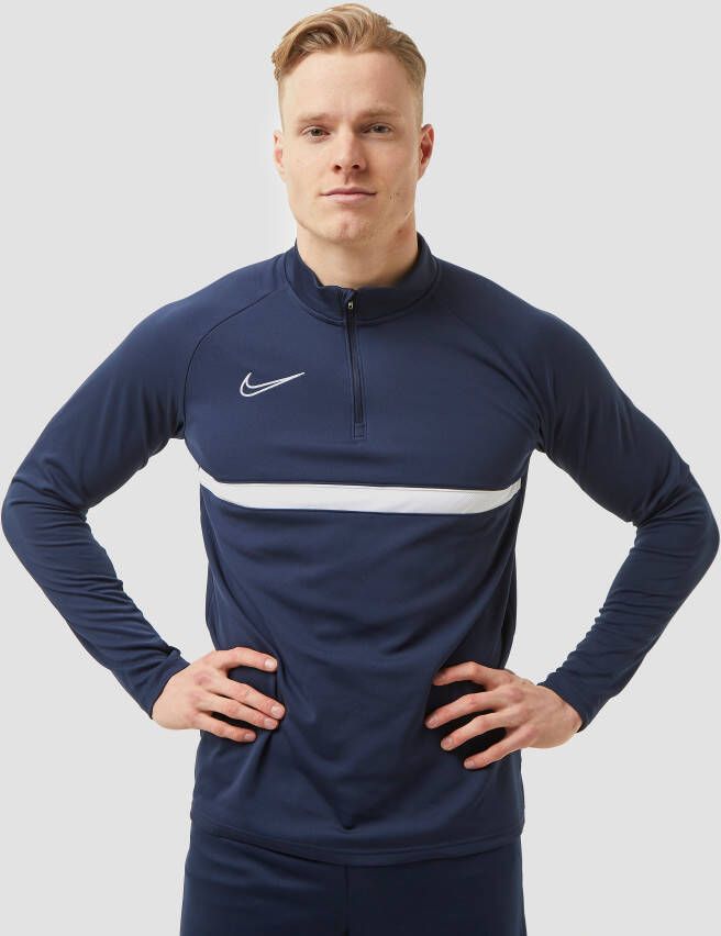 Nike dri-fit academy drill voetbaltop blauw heren