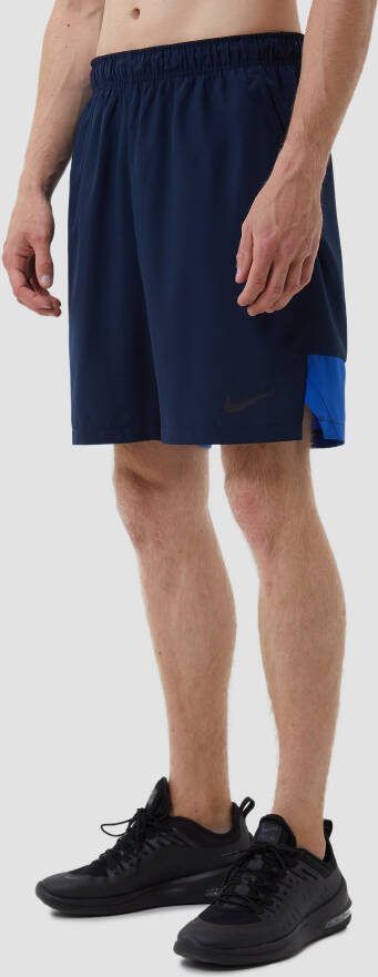 Nike dri-fit flex woven 9-inch sportbroekje blauw heren