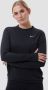 Nike Hardlooptop met ronde hals voor dames Dri-FIT Black- Dames Black - Thumbnail 1
