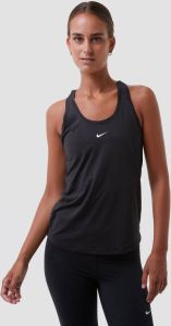 Nike dri-fit one slim sporttanktop zwart dames