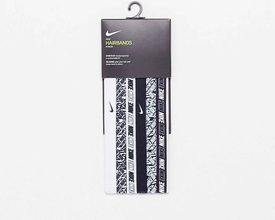 Nike haardbandjes wit zwart