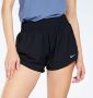 Nike 2-in-1-shorts met halfhoge taille voor dames (8 cm) Dri-FIT One Black- Dames Black - Thumbnail 1