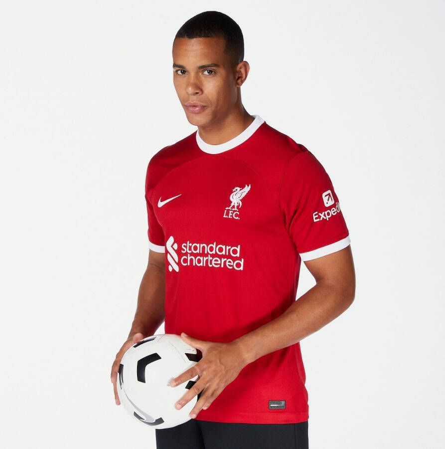 Nike liverpool thuisshirt 23 24 rood wit heren