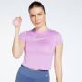 Nike one sportshirt roze dames - Thumbnail 1