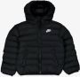 Nike Ruimvallend kinderjack met capuchon Sportswear Lightweight Synthetic Fill Black Black White - Thumbnail 1