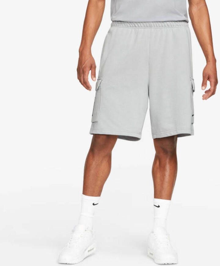 Nike korte broek grijs heren