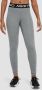 Nike Legging halfhoge taille en met mesh vlakken voor dames Pro Smoke Grey Heather Black White- Dames Smoke Grey Heather Black White - Thumbnail 1