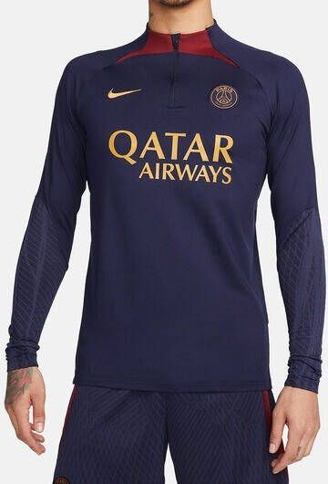 Nike psg ntreno trainingstop 23 24 blauw heren