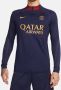 Nike psg ntreno trainingstop 23 24 blauw heren - Thumbnail 1