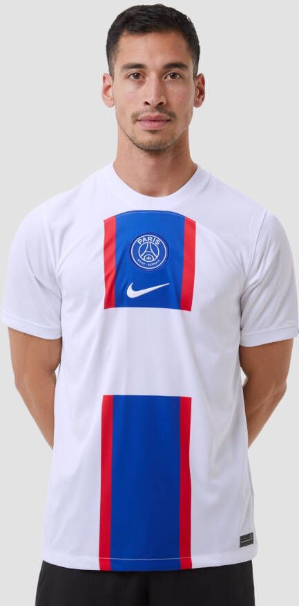 Nike psg stadium third shirt 22 23 wit blauw heren - Foto 1
