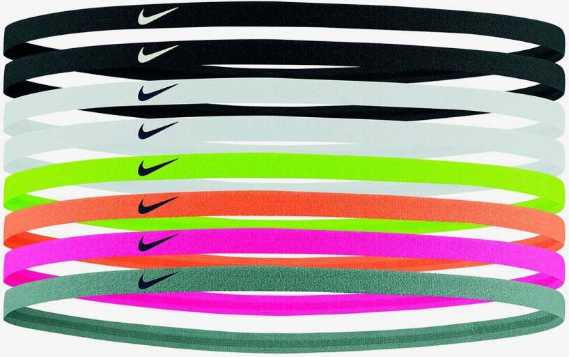 Nike skinny haarbandjes 8-pack