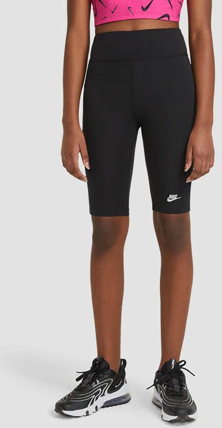 Nike sportswear bike 9-inch tight zwart kinderen