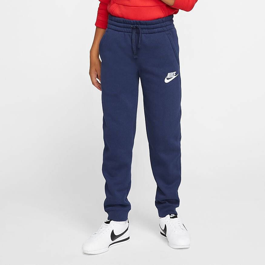 Nike sportswear club fleece joggingbroek blauw kinderen