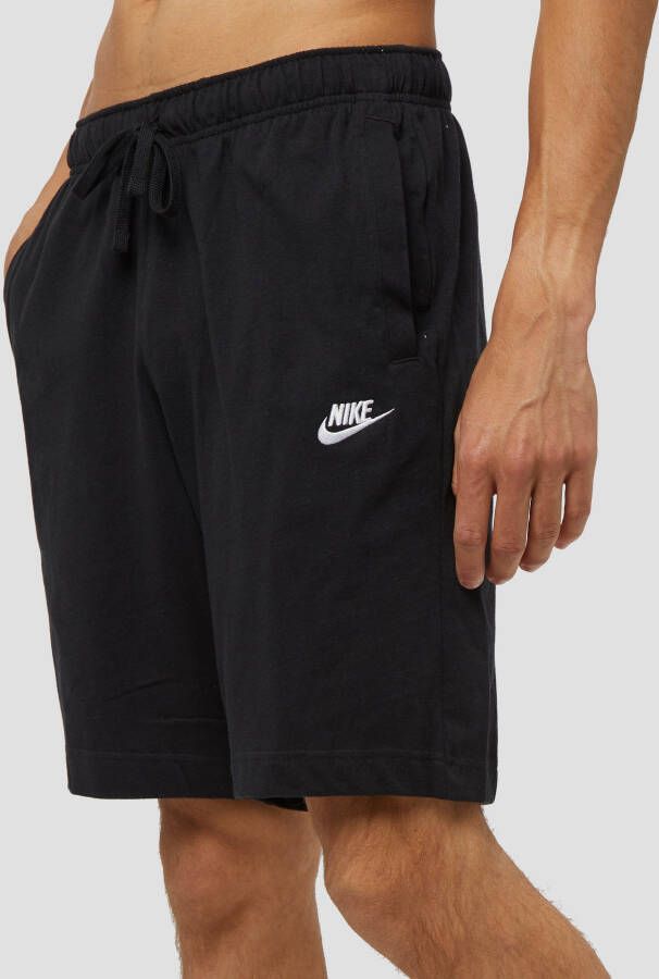 Nike sportswear club fleece korte broek zwart heren