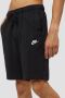 Nike sportswear club fleece korte broek zwart heren - Thumbnail 2