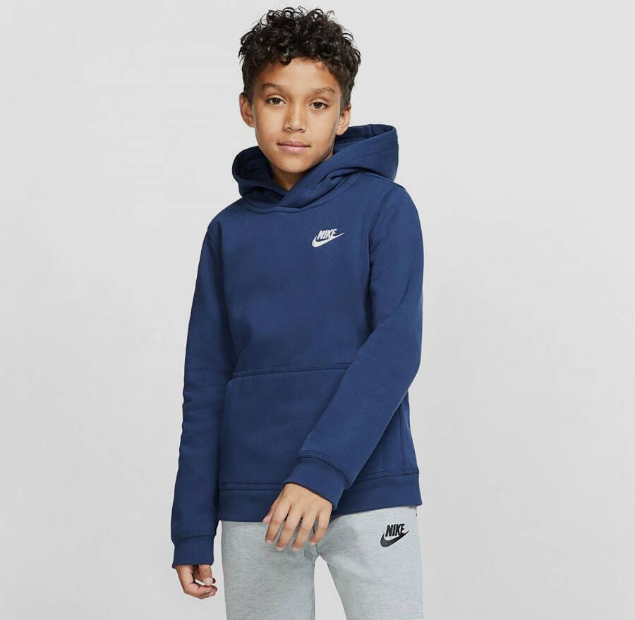 Nike sportswear club pullover trui blauw kinderen