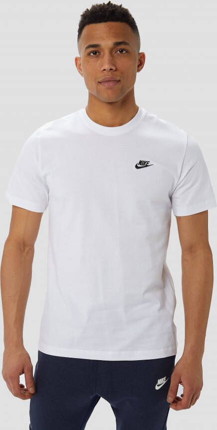 Nike sportswear club shirt wit heren