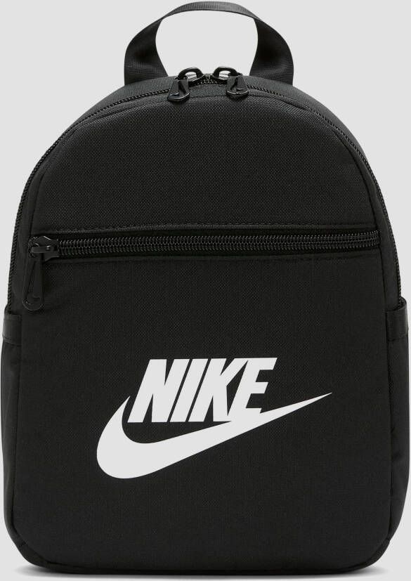 Nike sportswear futura 365 mini rugzak zwart wit