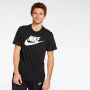 Nike sportswear icon futura shirt zwart heren - Thumbnail 2