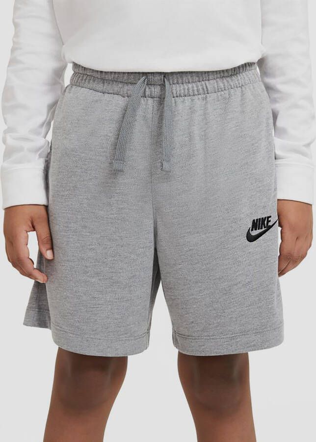 Nike sportswear korte joggingbroek grijs kinderen