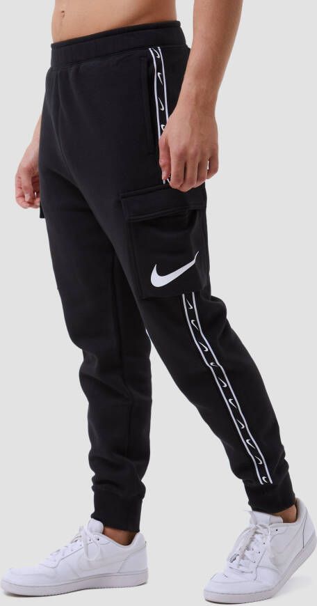 Nike sportswear repeat cargo joggingbroek zwart wit heren