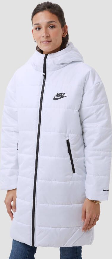 Nike sportswear therma-fit repel parka winterjas wit dames