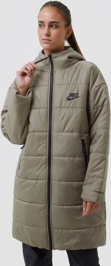 Nike sportswear therma-fit repel synthetic-fill winterjas groen dames