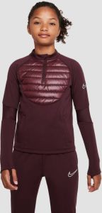 Nike therma-fit academy drll winter warrior voetbaltop rood kinderen