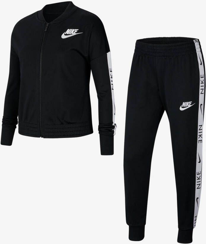 Nike tricot joggingpak zwart kinderen