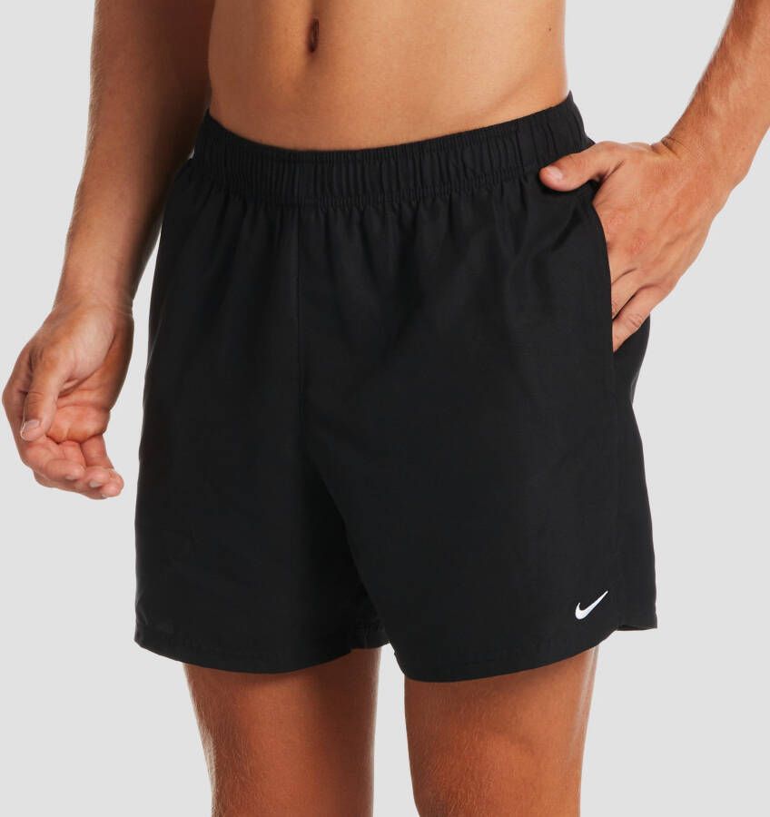 Nike "Zwarte Beachwear Shorts met Swoosh Print" Zwart Heren - Foto 2