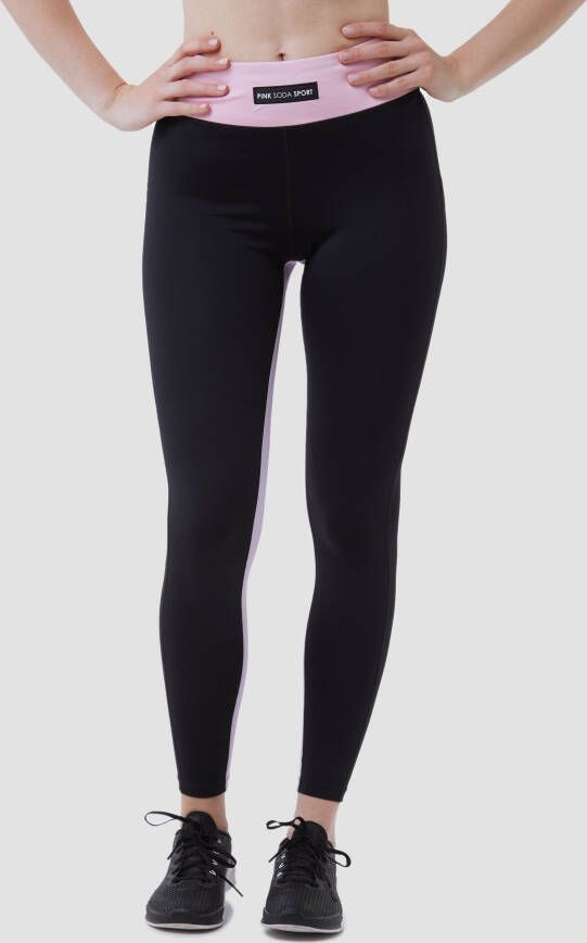 PINK SODA breeze sporttight zwart paars dames