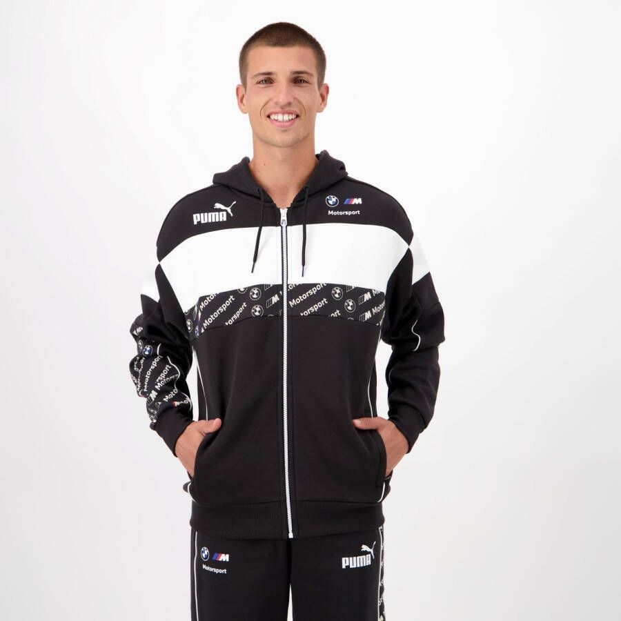 Puma Sweatshirt met rits Zwart Heren