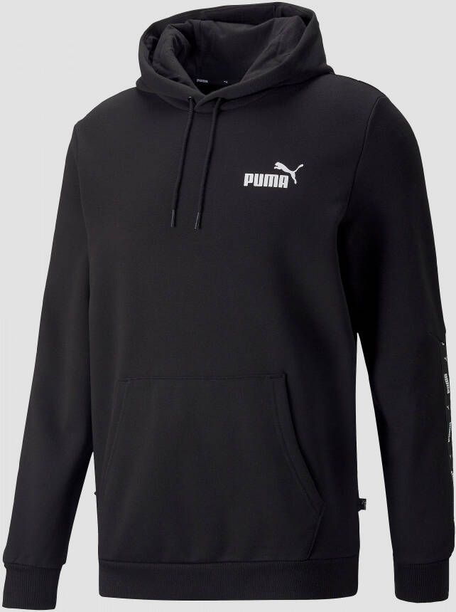 Puma Zwarte Hoodie Essentials+ Heren Street Style Black Heren