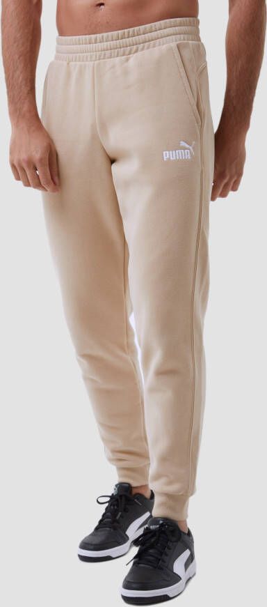 Puma Essential Elevated Sweatpa Long pants Beige Heren