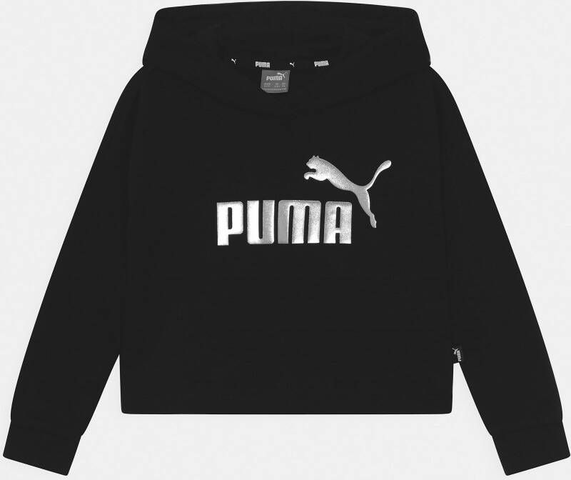 Puma essentials+ logo cropped trui zwart kinderen - Foto 2