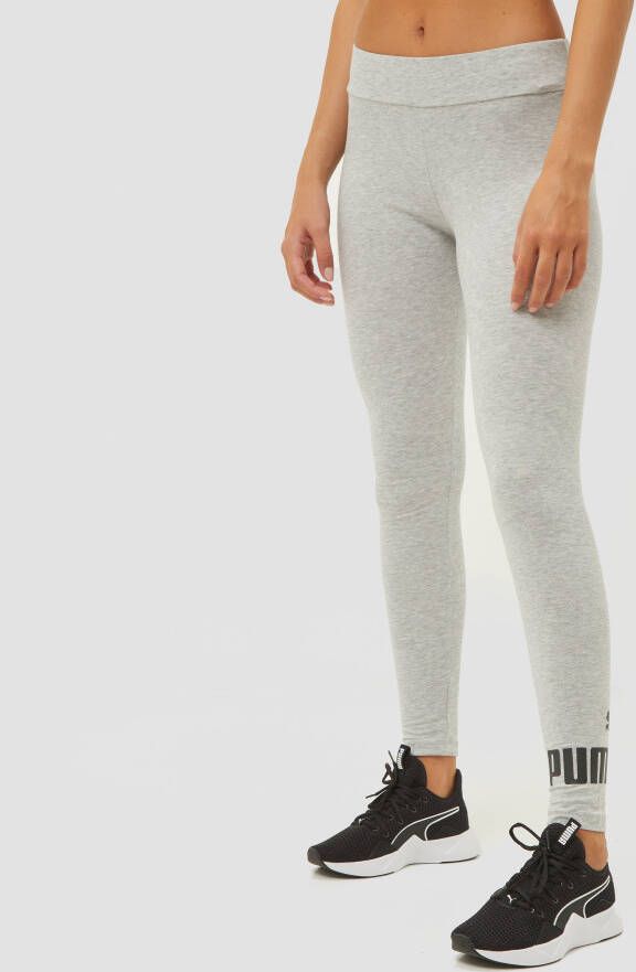 Puma Essentials Logo Sports mesh Gray Dames