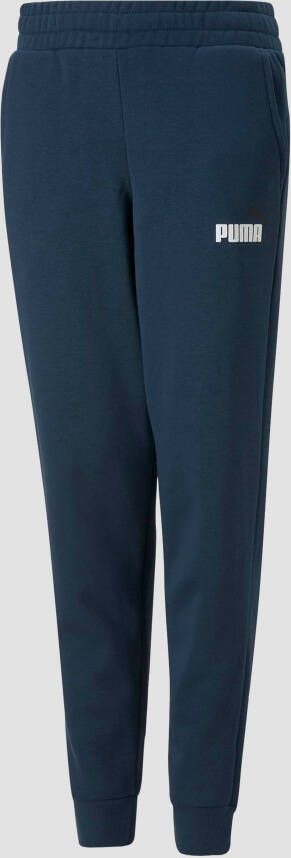 Puma essentials+ two-tone logo joggingbroek blauw kinderen