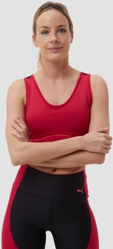 Puma eversculpt fitted sporttanktop rood dames