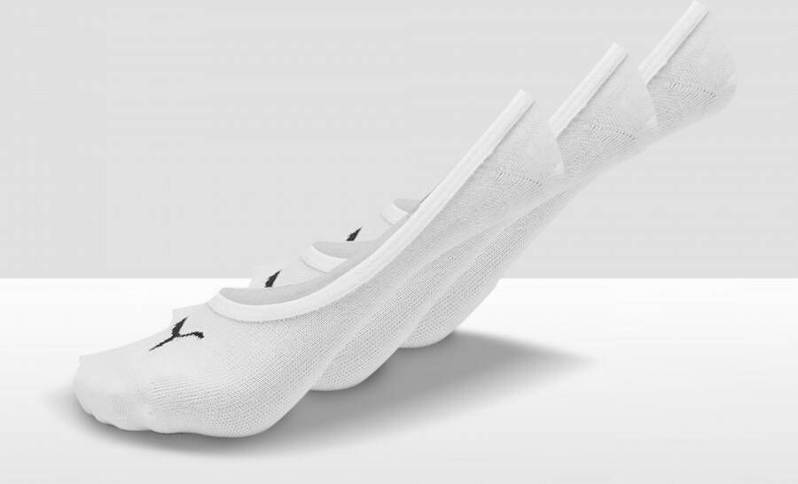Puma Onzichtbare sokken van Wit Unisex sokken