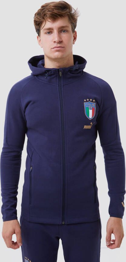 Puma italië casual vest 22 23 blauw heren