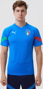 Puma italië trainingsshirt 22 23 blauw heren
