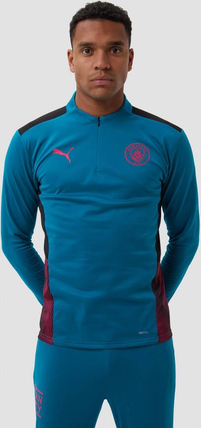 Puma manchester city fc trainingstop 21 22 blauw heren