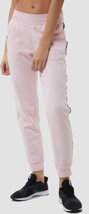 Puma power tape fleece joggingbroek roze dames