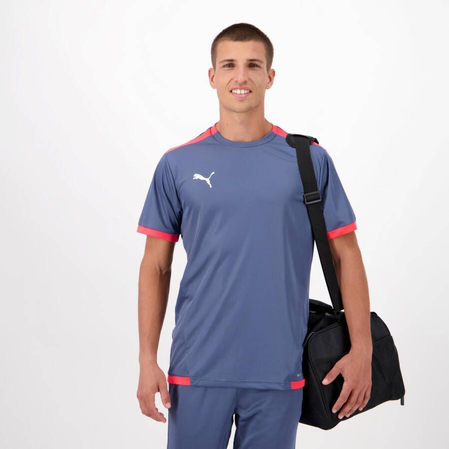 Puma Teamliga Marineblauw T-shirt Heren