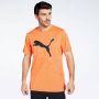 Puma train fav logo sportshirt oranje heren - Thumbnail 1