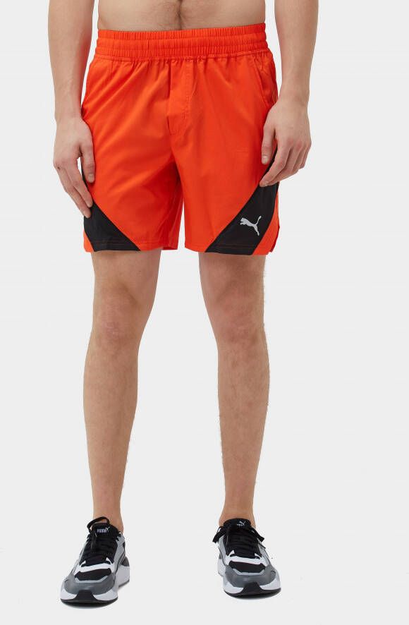 Puma train vent woven 7 sportbroekje rood zwart heren